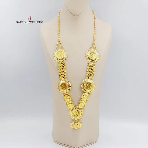 21K Gold Lirat Rashadi Necklace by Saeed Jewelry - Image 2