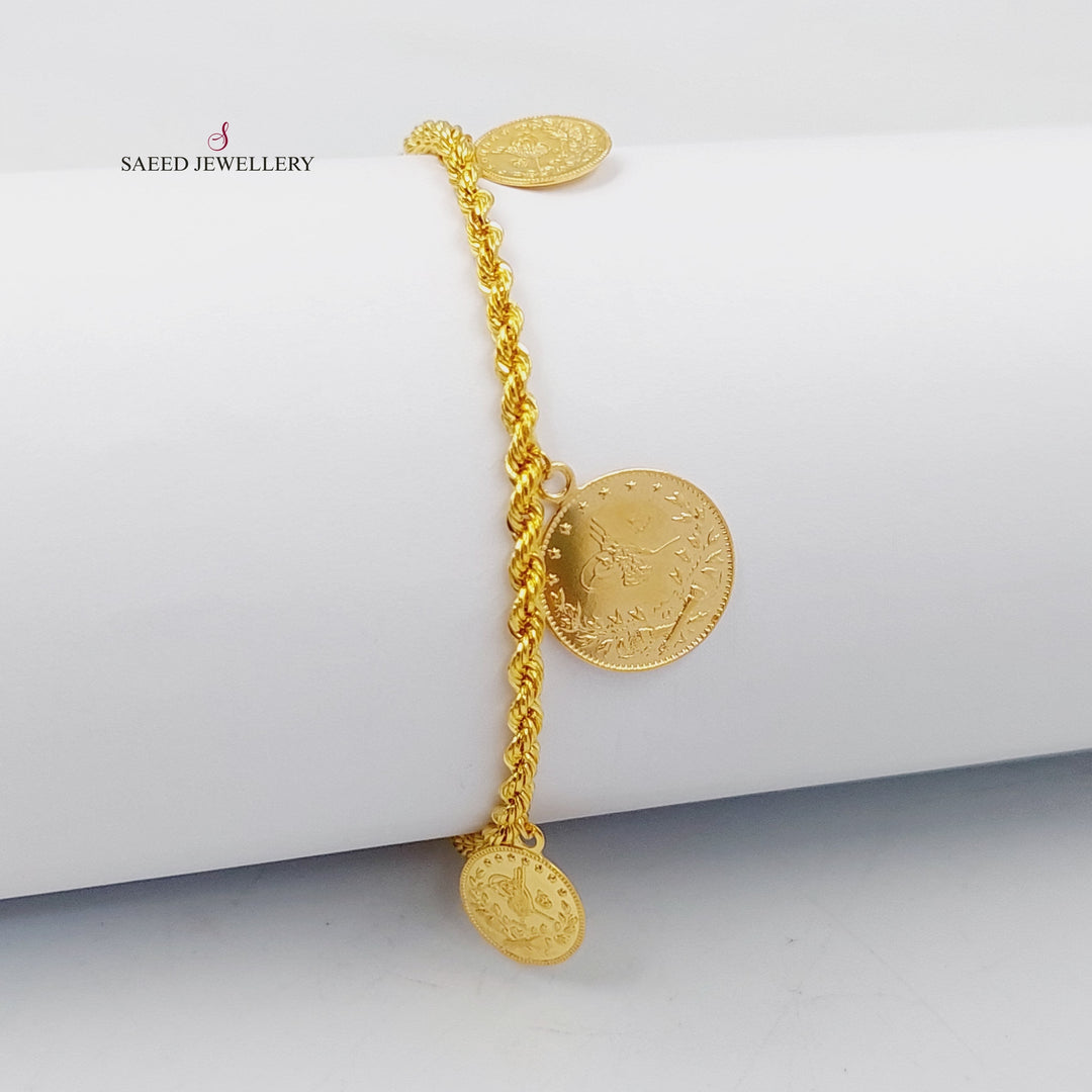 Lirat Rashadi Rope Bracelet  Made Of 21K Yellow Gold by Saeed Jewelry-30302