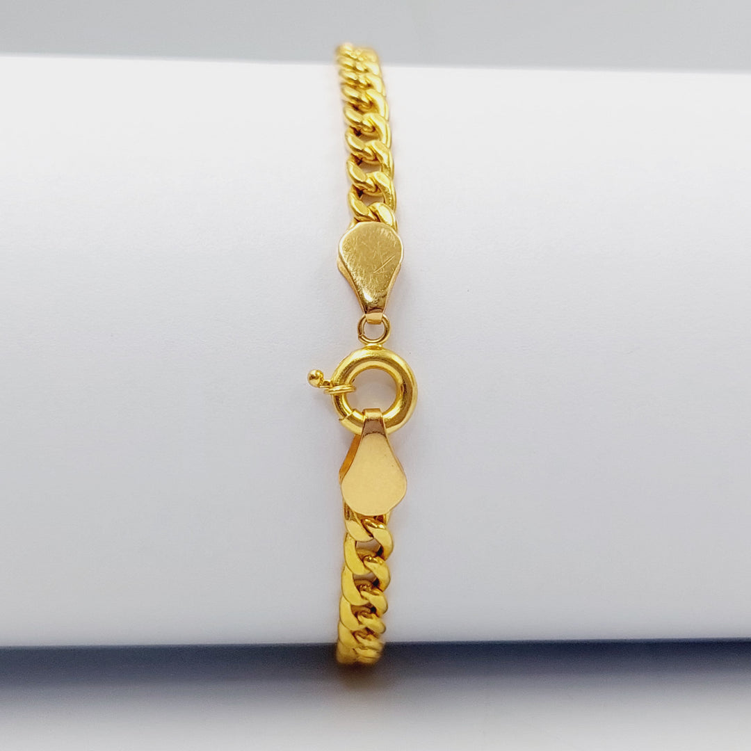 Luxury Bar Bracelet Made Of 21K Yellow Gold by Saeed Jewelry-28427