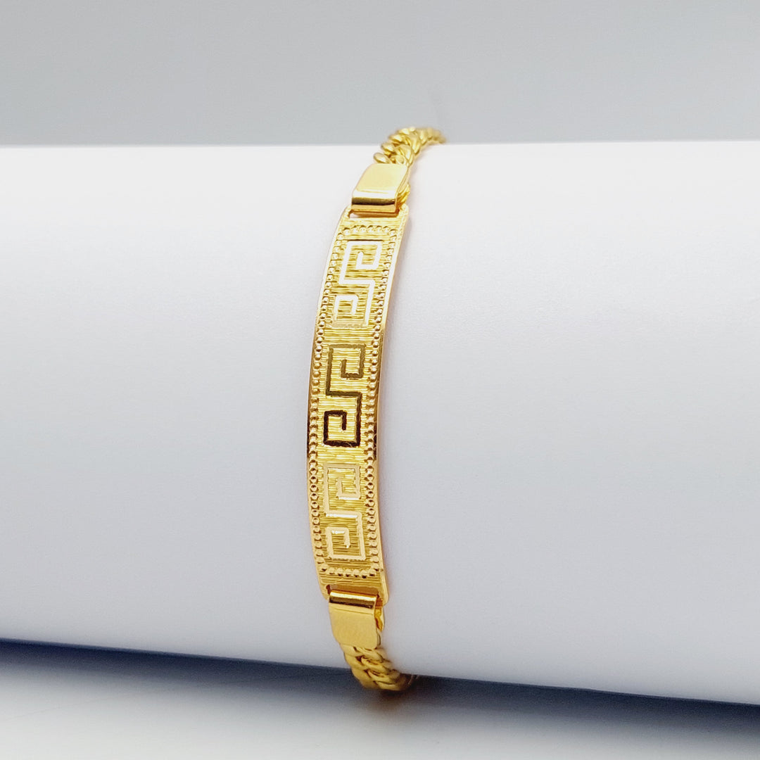 Luxury Bar Bracelet Made Of 21K Yellow Gold by Saeed Jewelry-28427