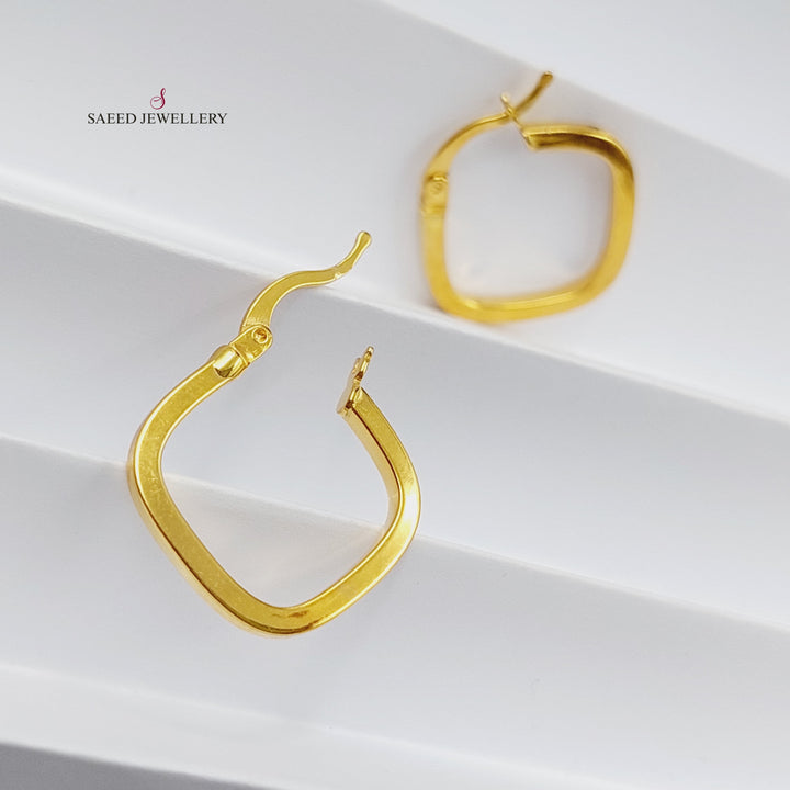 21K Gold Luxury Earrings by Saeed Jewelry - Image 1