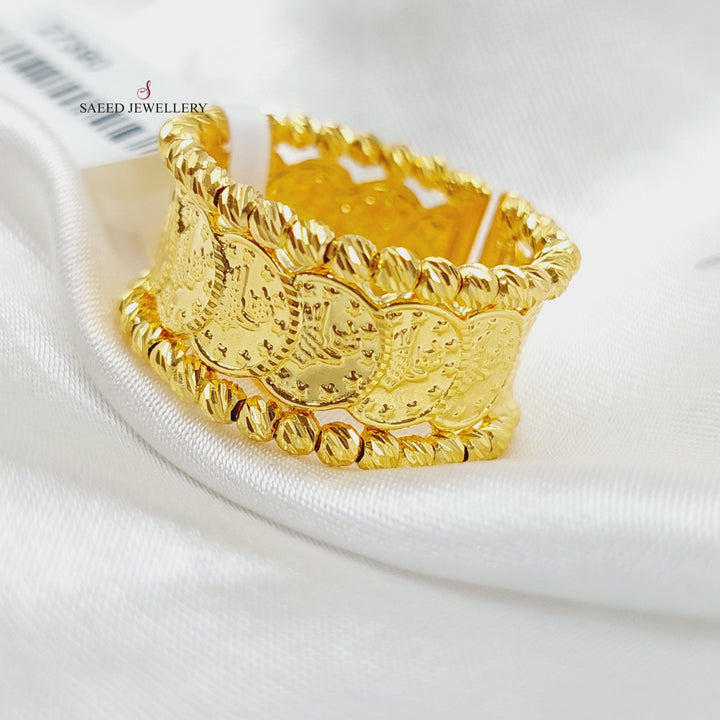 21K Gold Luxury Eighths Ring by Saeed Jewelry - Image 1