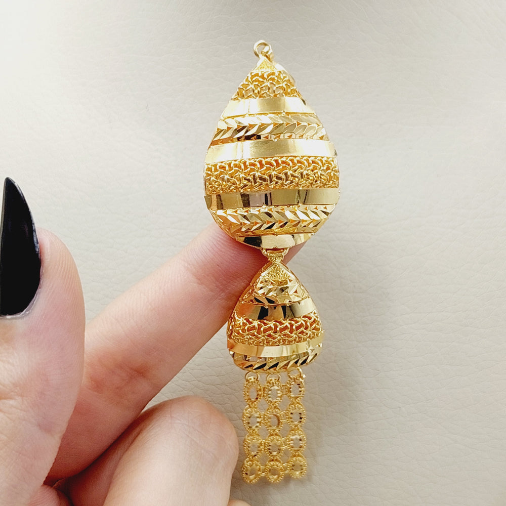 Luxury Kuwaiti Pendant Made Of 21K Yellow Gold by Saeed Jewelry-27763