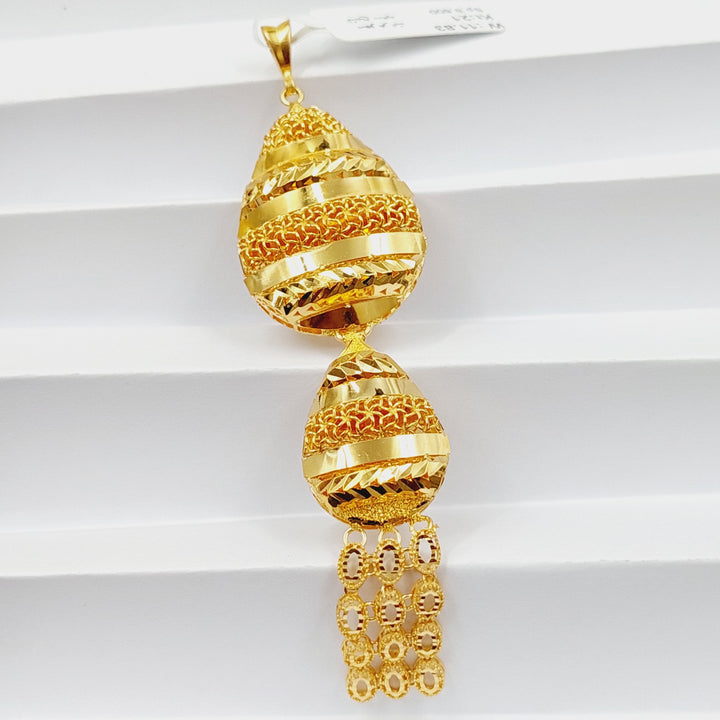 Luxury Kuwaiti Pendant Made Of 21K Yellow Gold by Saeed Jewelry-27763