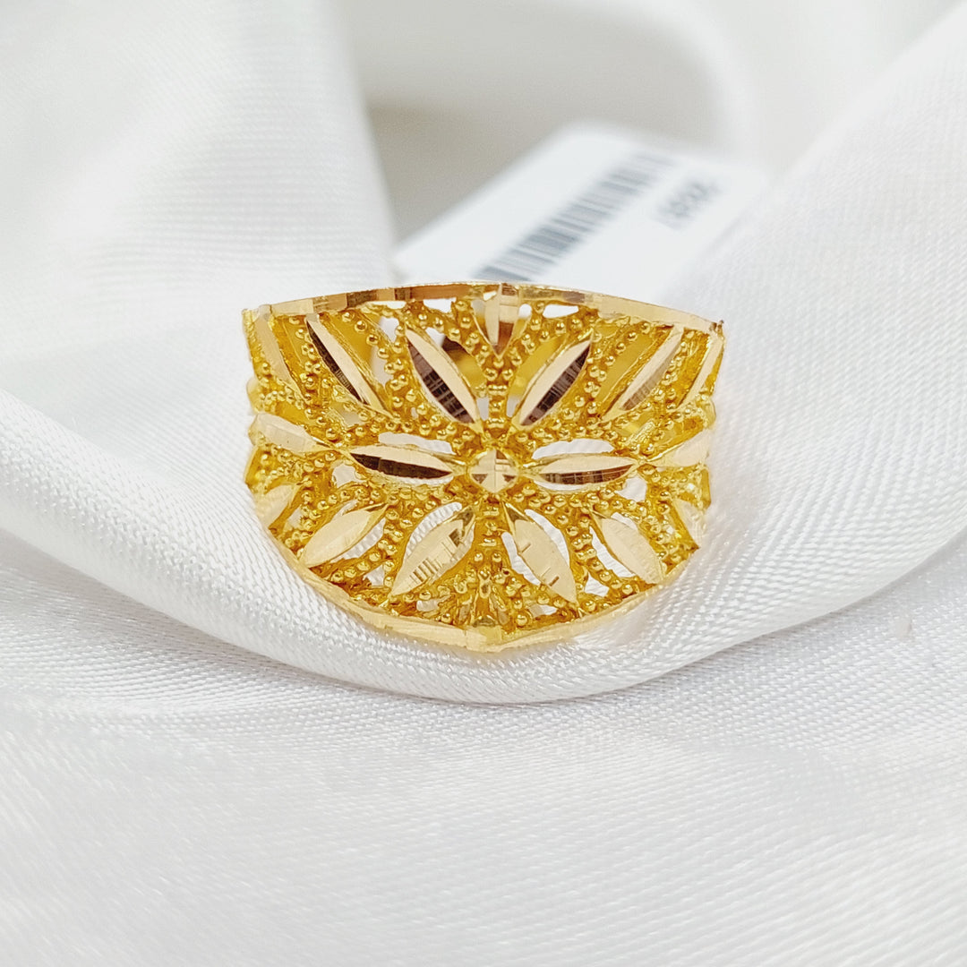 Luxury Spike Ring Made Of 21K Yellow Gold by Saeed Jewelry-28367