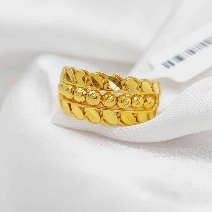 21K Gold Luxury Spike Ring by Saeed Jewelry - Image 2