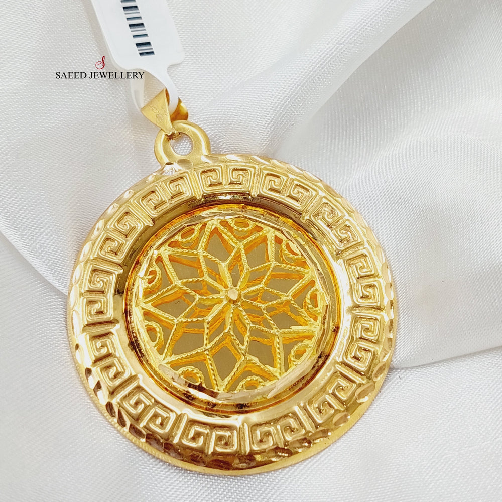 21K Gold Luxury Star Pendant by Saeed Jewelry - Image 2