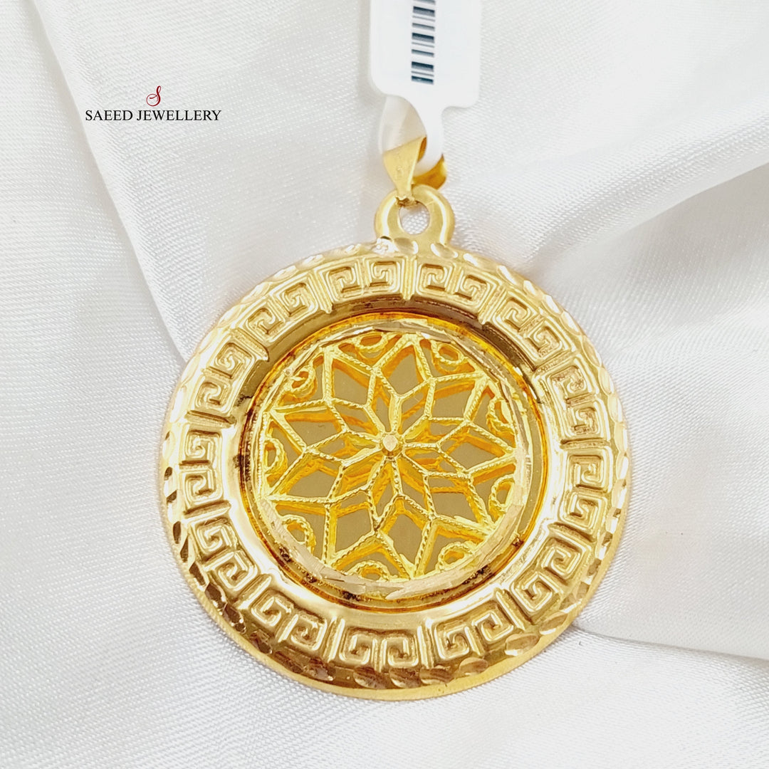 21K Gold Luxury Star Pendant by Saeed Jewelry - Image 1