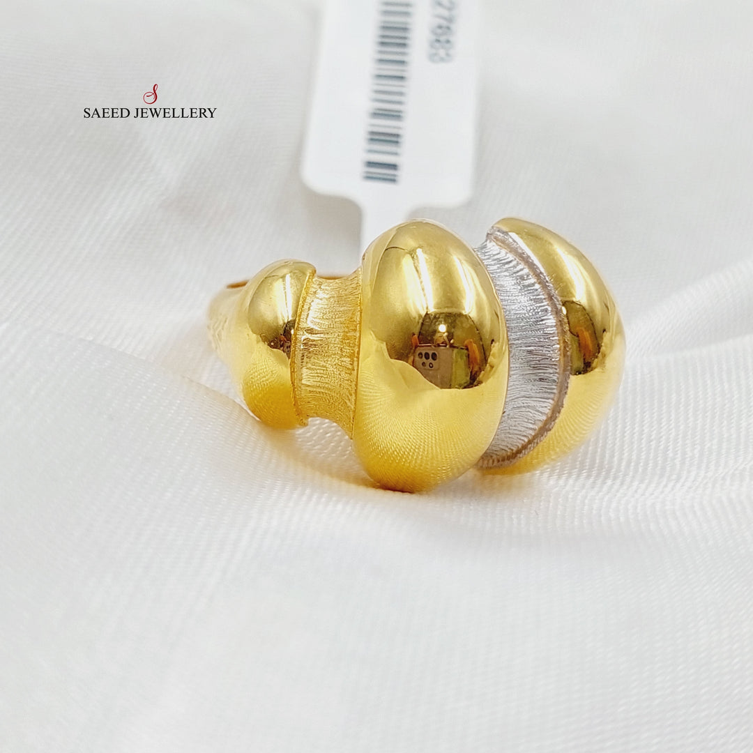 21K Gold Luxury Turkish Ring by Saeed Jewelry - Image 2