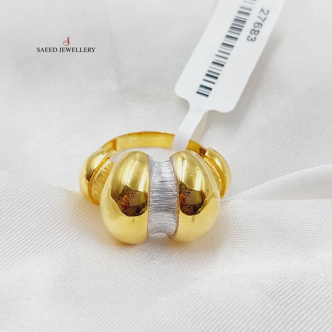 21K Gold Luxury Turkish Ring by Saeed Jewelry - Image 5