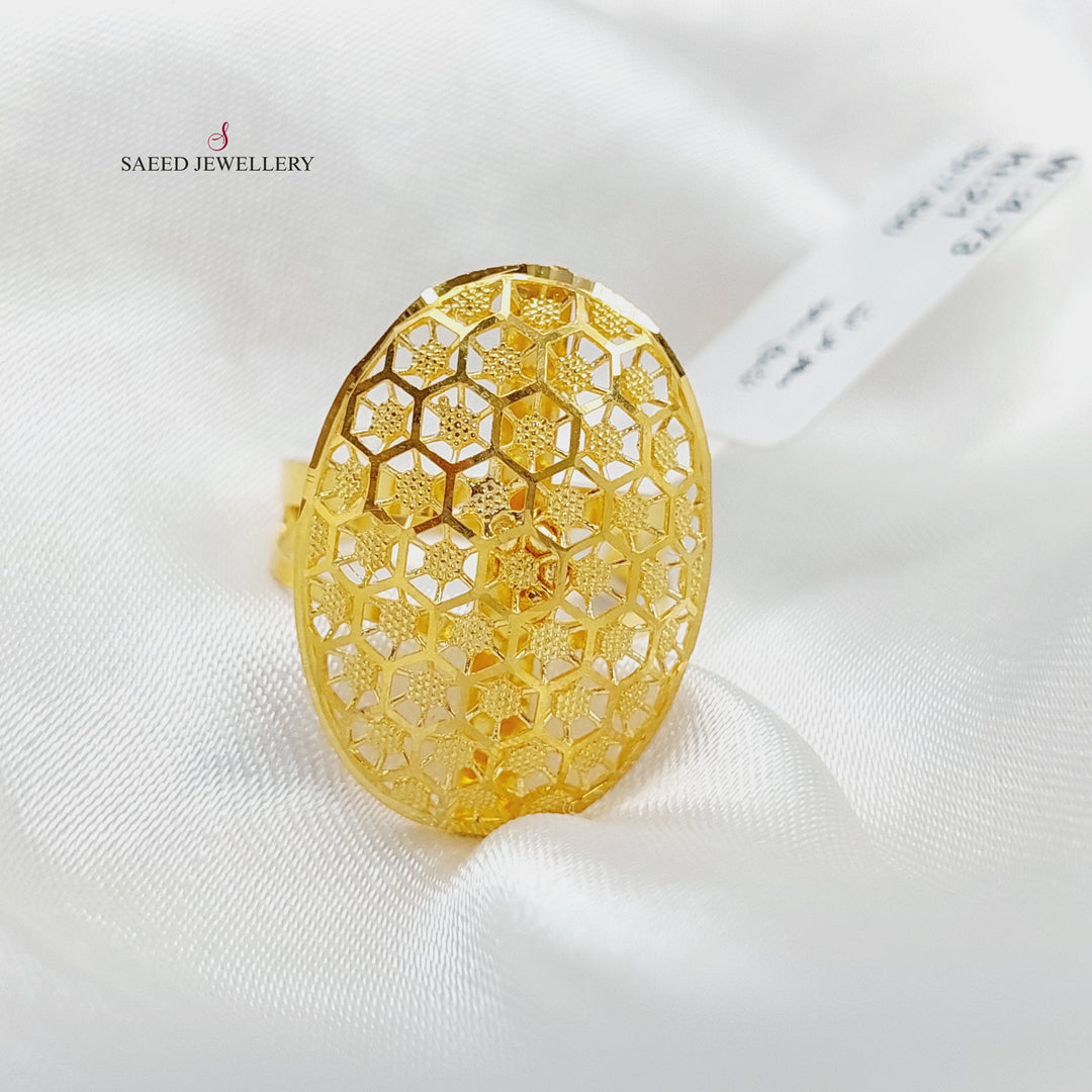 21K Luxury Turkish Ring – Saeed Jewelry - Main Image