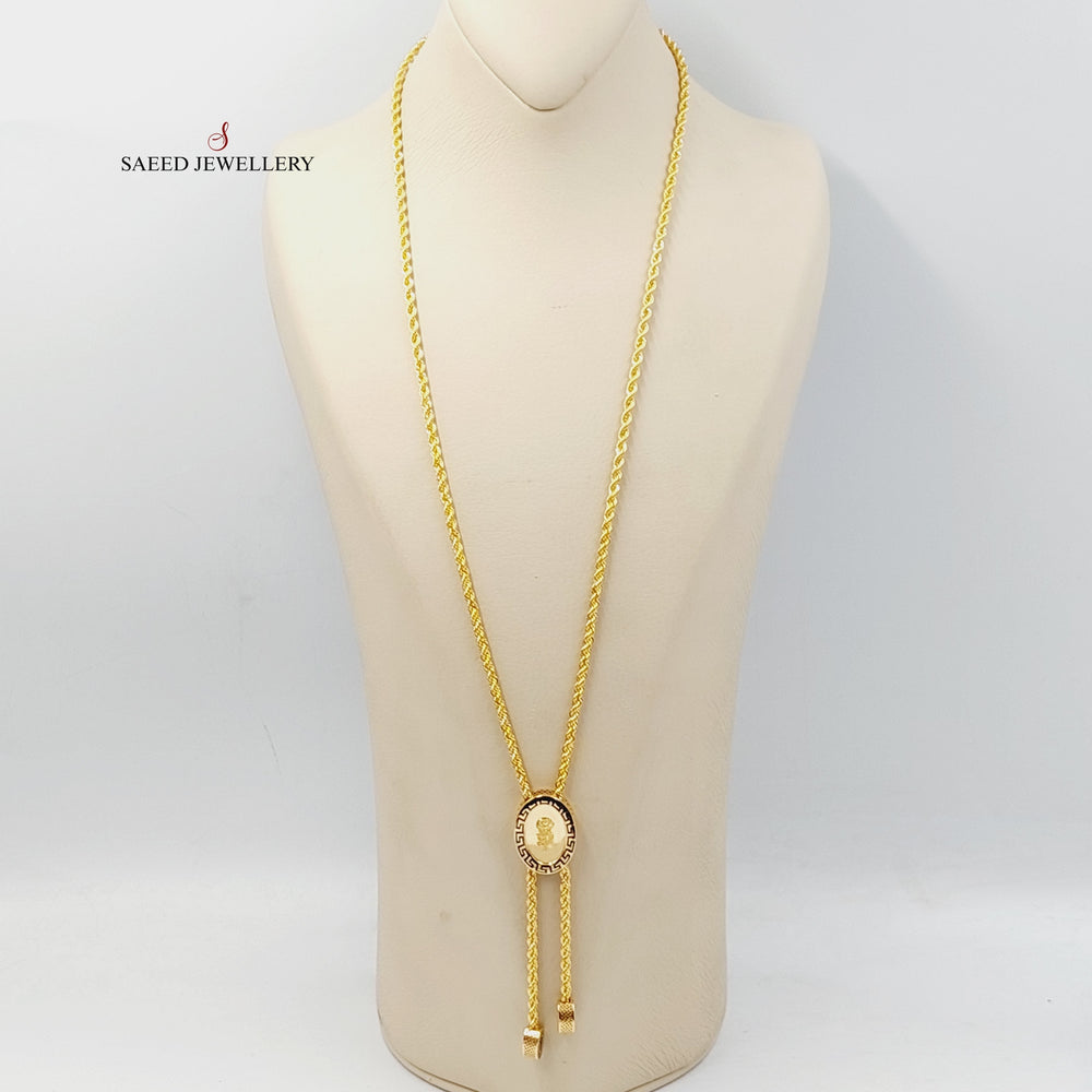 Ounce Balls Necklace  Made Of 21K Yellow Gold by Saeed Jewelry-29119