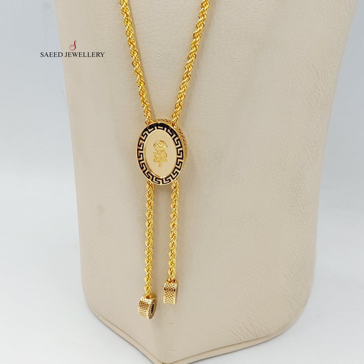 Ounce Balls Necklace  Made Of 21K Yellow Gold by Saeed Jewelry-29119