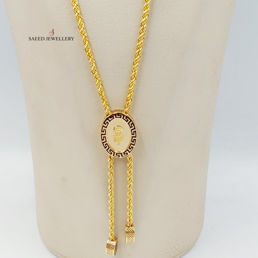 Ounce Balls Necklace  Made Of 21K Yellow Gold by Saeed Jewelry-29119