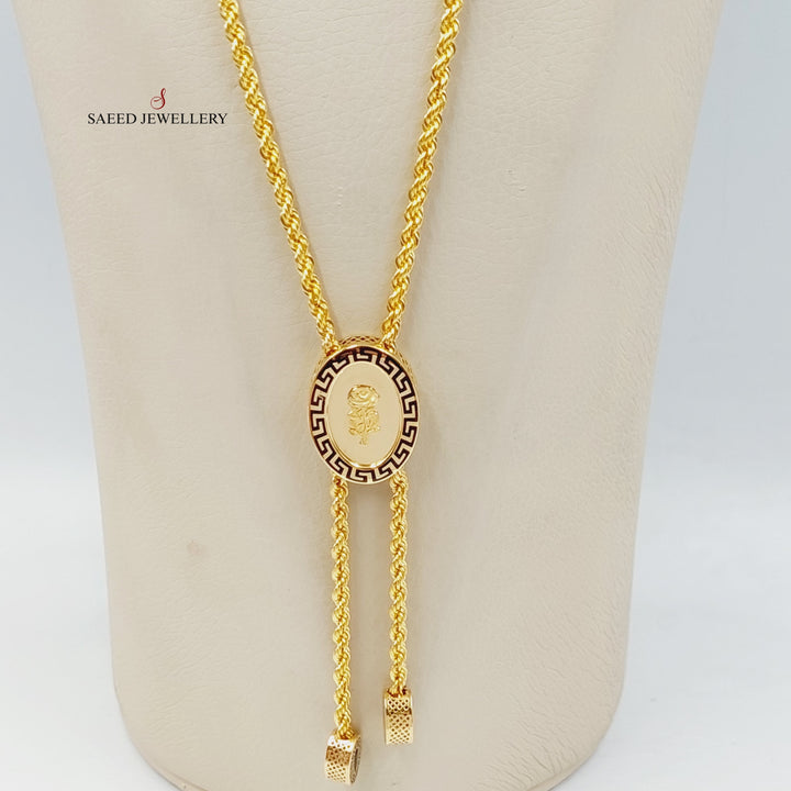 Ounce Balls Necklace  Made Of 21K Yellow Gold by Saeed Jewelry-29119