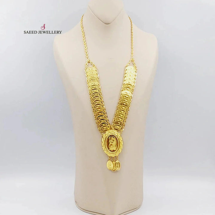 21K Gold Ounce Necklace by Saeed Jewelry - Image 2