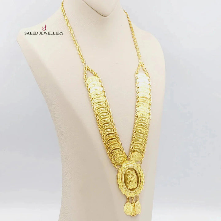 21K Gold Ounce Necklace by Saeed Jewelry - Image 1