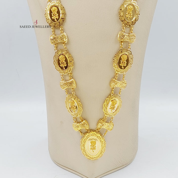 21K Gold Ounce Necklace by Saeed Jewelry - Image 2