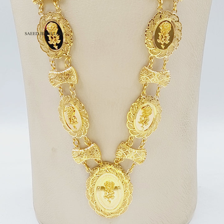 21K Gold Ounce Necklace by Saeed Jewelry - Image 5