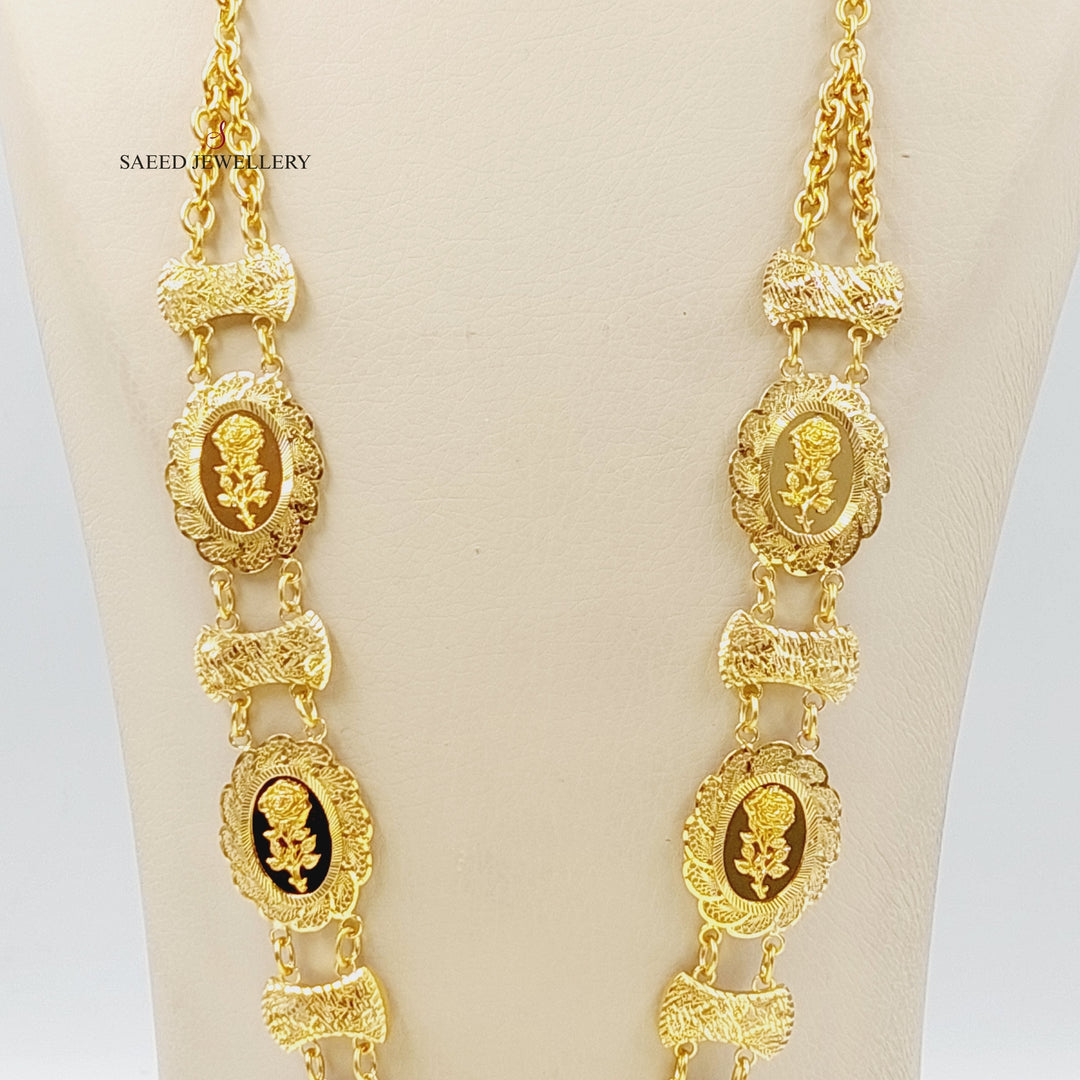 21K Gold Ounce Necklace by Saeed Jewelry - Image 6