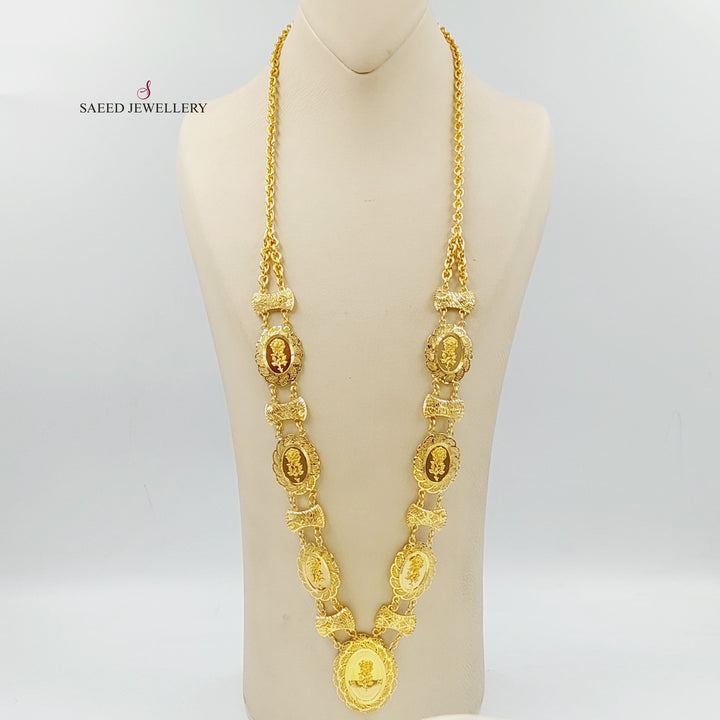 21K Gold Ounce Necklace by Saeed Jewelry - Image 1