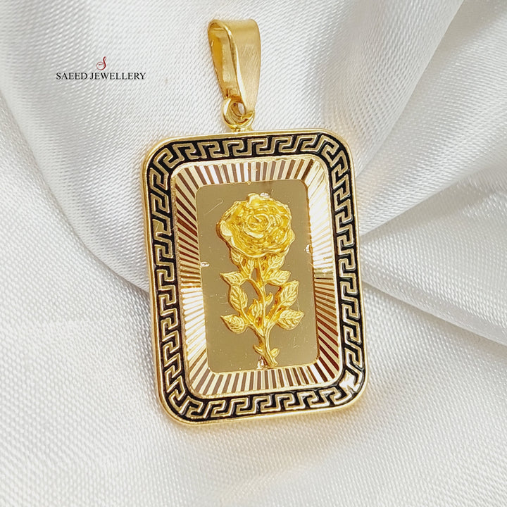 21K Gold Ounce Pendant by Saeed Jewelry - Image 3