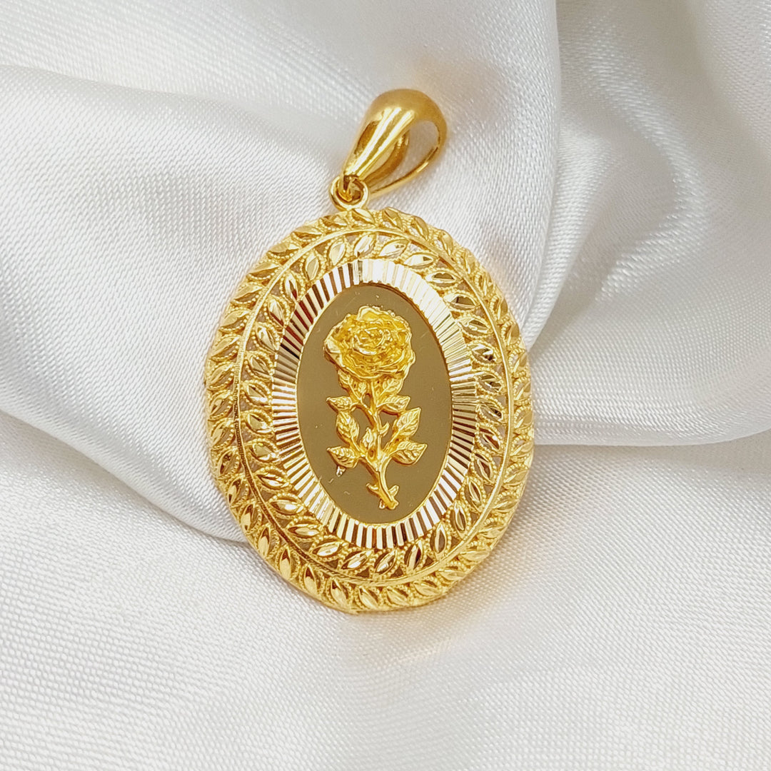 21K Gold Ounce Pendant by Saeed Jewelry - Image 1