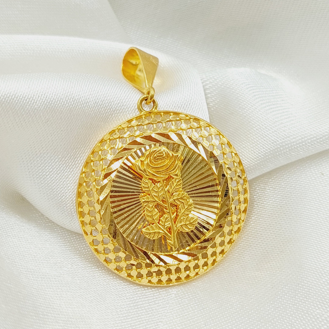 21K Gold Ounce Pendant by Saeed Jewelry - Image 2