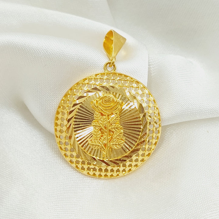 21K Gold Ounce Pendant by Saeed Jewelry - Image 1