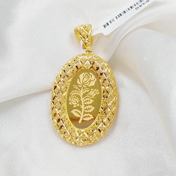 21K Gold Ounce Pendant by Saeed Jewelry - Image 2