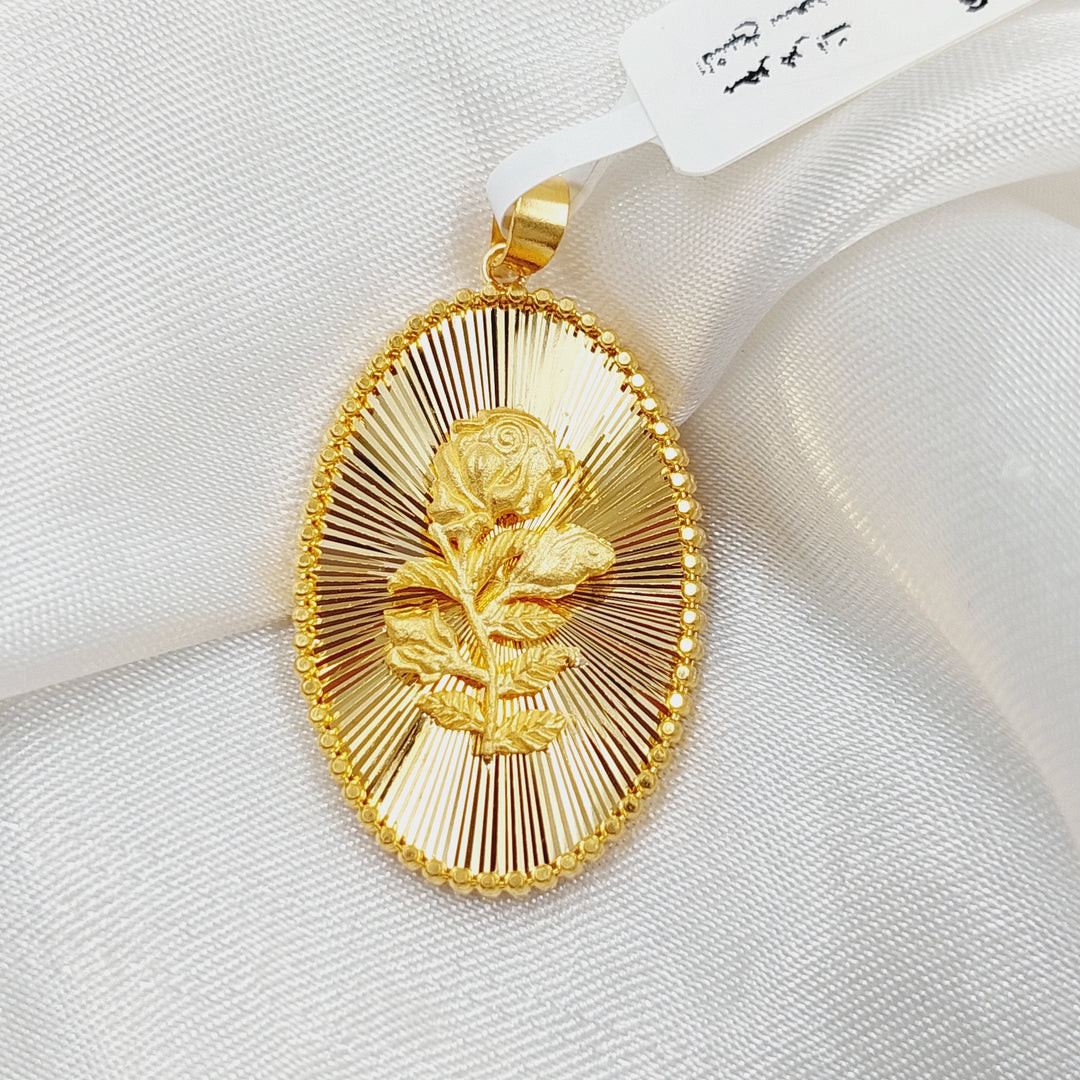 21K Gold Ounce Pendant by Saeed Jewelry - Image 4