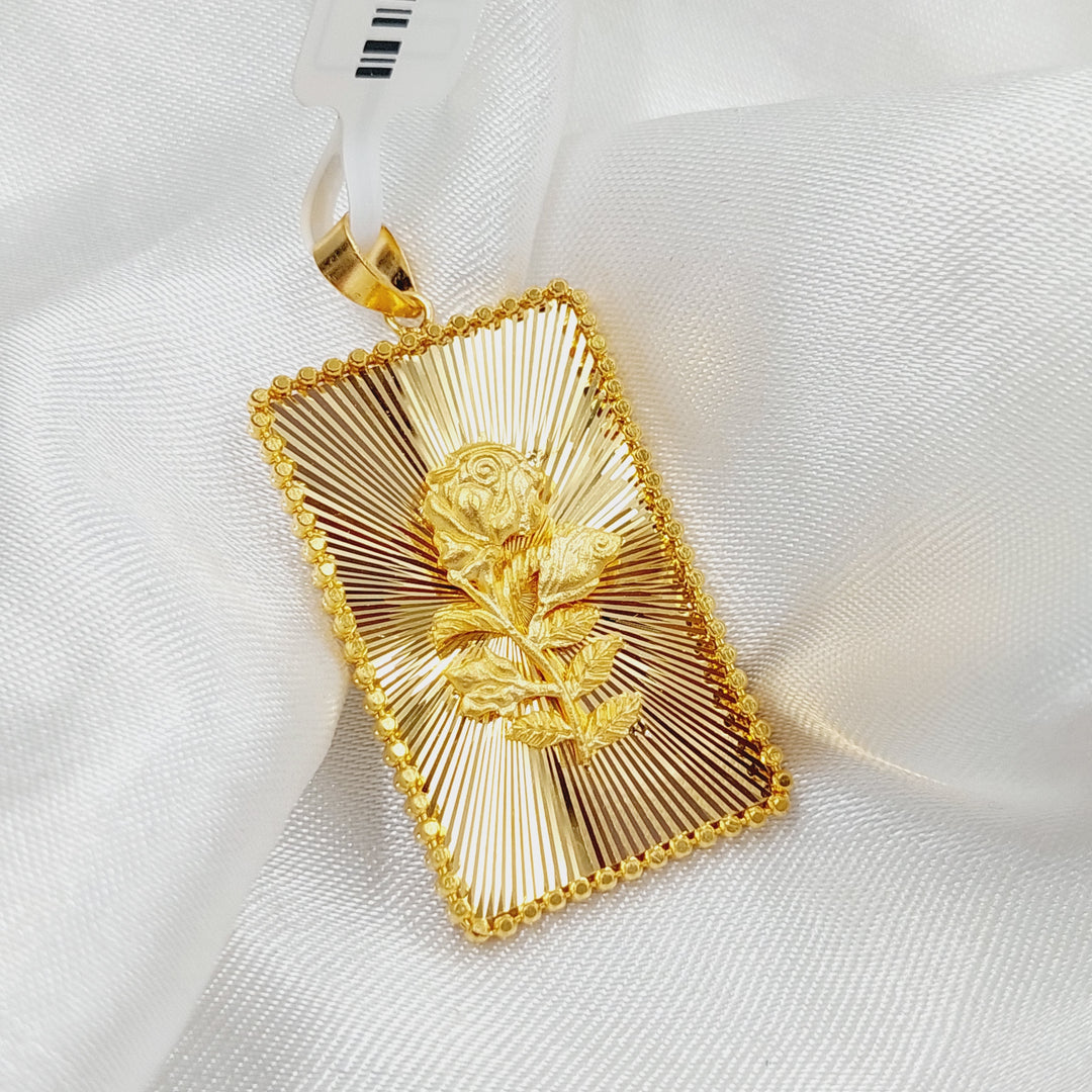 21K Gold Ounce Pendant by Saeed Jewelry - Image 3