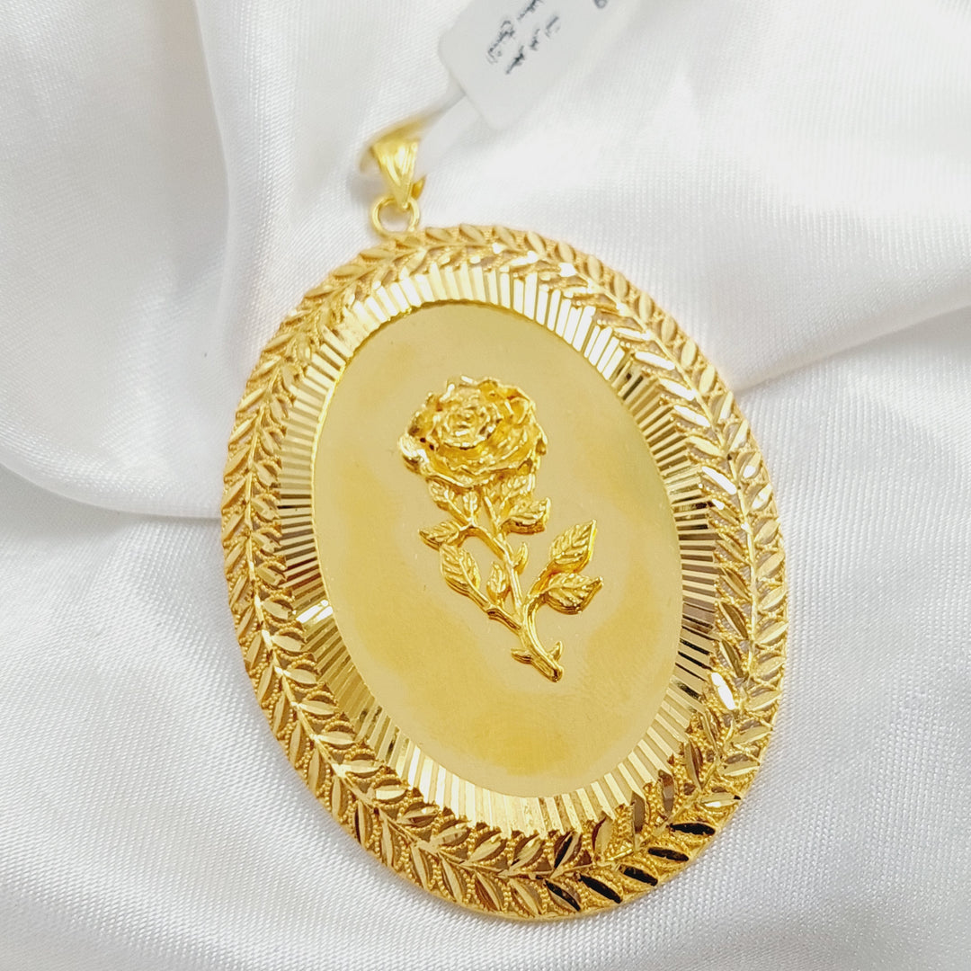 21K Gold Ounce Pendant by Saeed Jewelry - Image 2