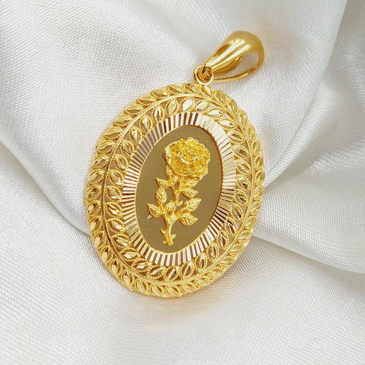 21K Gold Ounce Pendant by Saeed Jewelry - Image 8