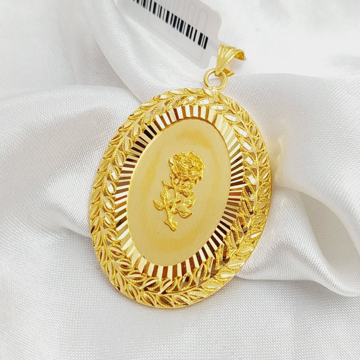 21K Gold Ounce Pendant by Saeed Jewelry - Image 4