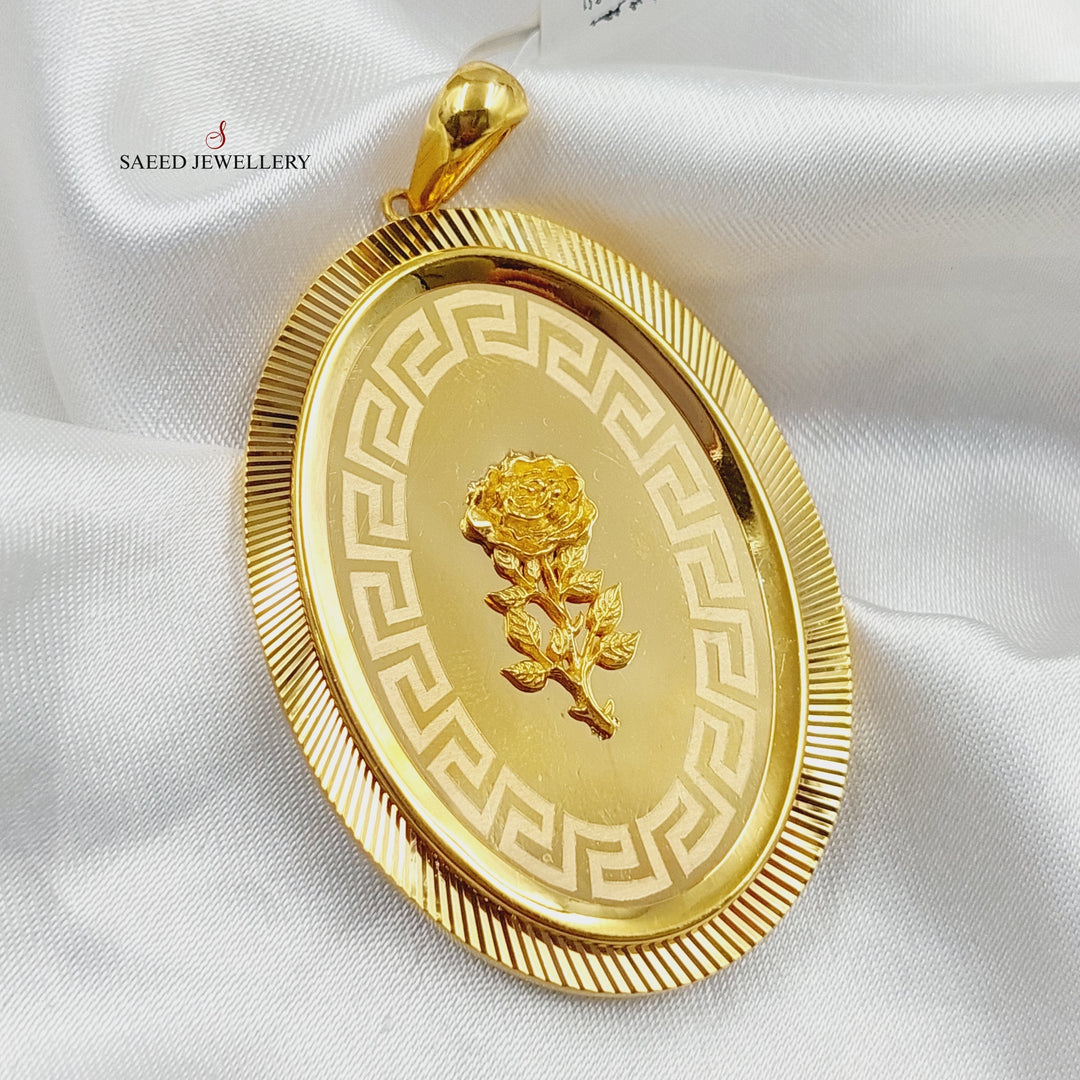 21K Gold Ounce Pendant by Saeed Jewelry - Image 4