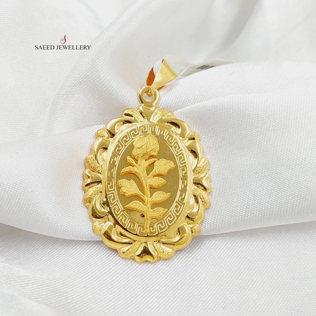 21K Gold Ounce Pendant by Saeed Jewelry - Image 5