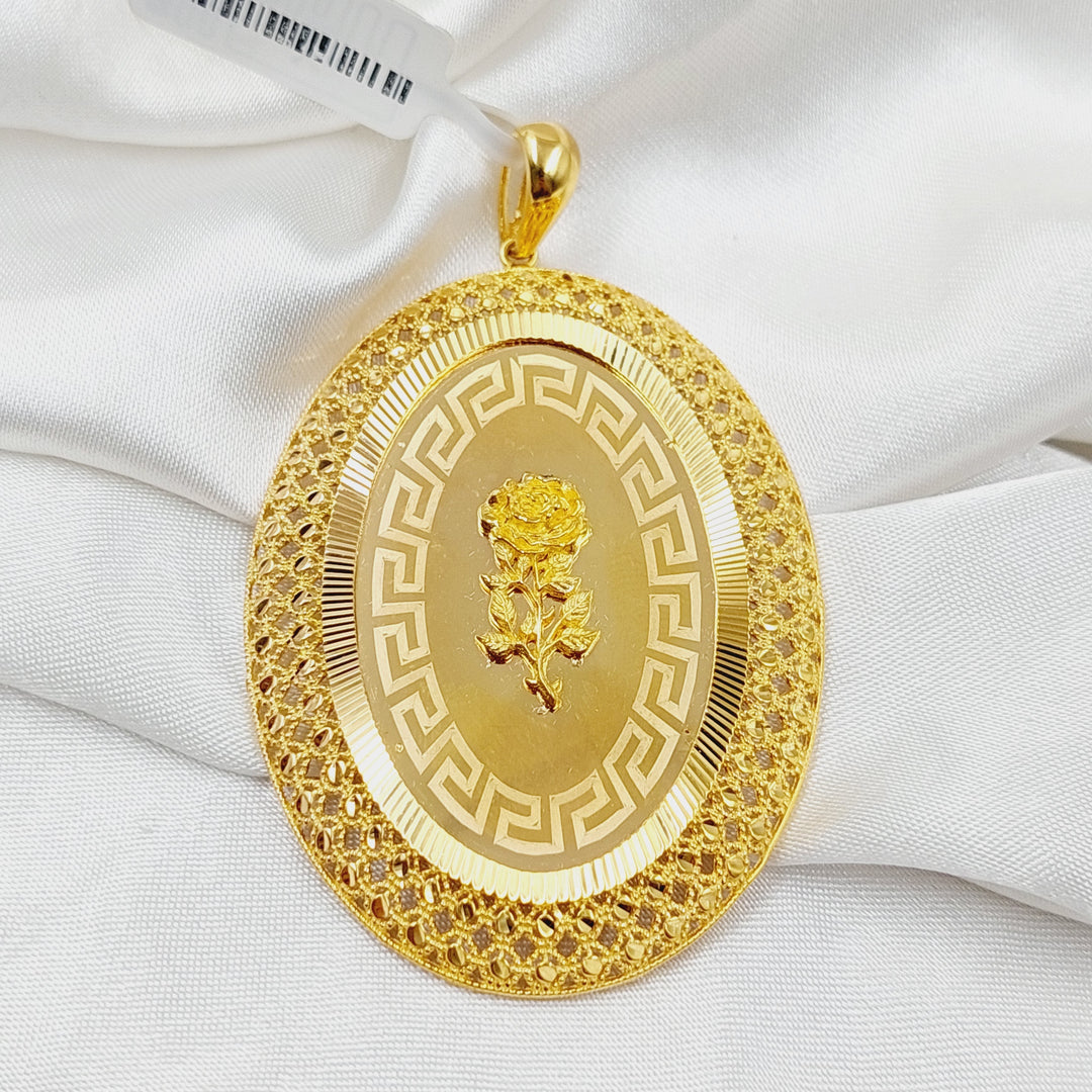 21K Gold Ounce Pendant by Saeed Jewelry - Image 3
