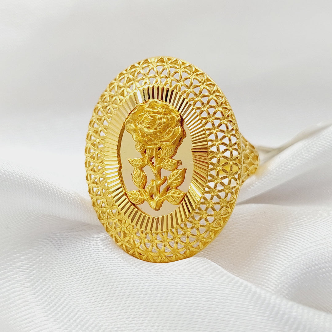 21K Gold Ounce Ring by Saeed Jewelry - Image 1