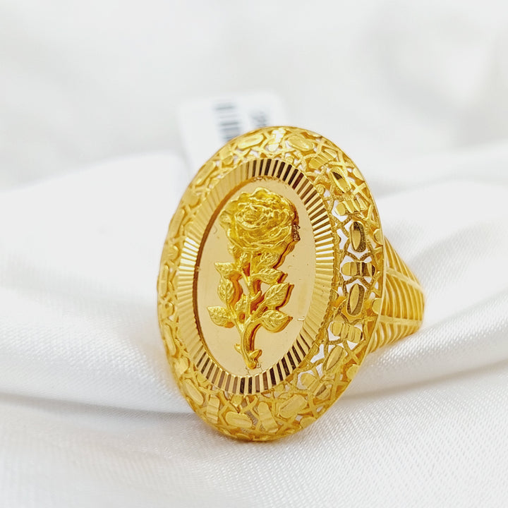 21K Gold Ounce Ring by Saeed Jewelry - Image 1