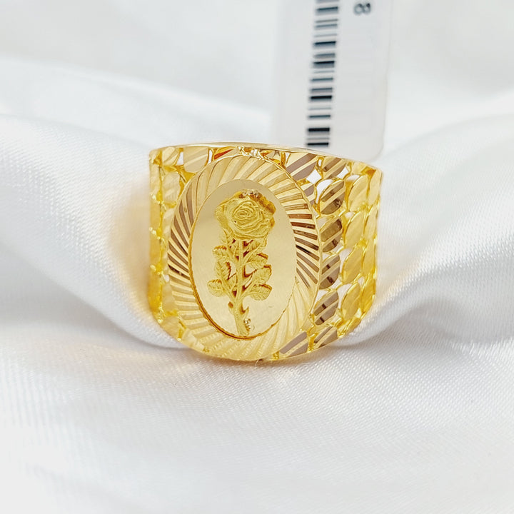 Ounce Ring  Made Of 21K Yellow Gold by Saeed Jewelry-28918
