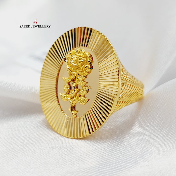 21K Gold Ounce Ring by Saeed Jewelry - Image 2