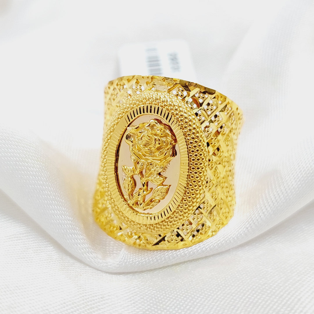 Ounce Ring  Made Of 21K Yellow Gold by Saeed Jewelry-29830