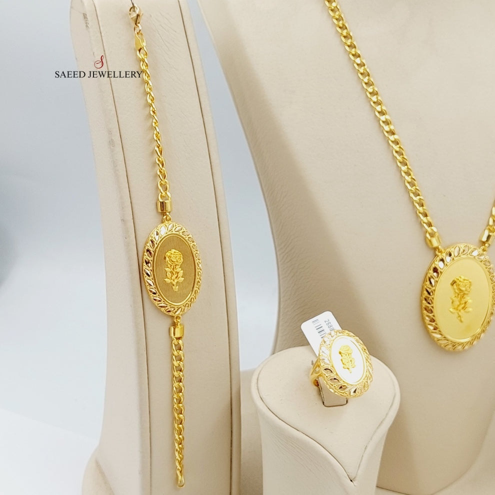 21K Gold Ounce Set by Saeed Jewelry - Image 6