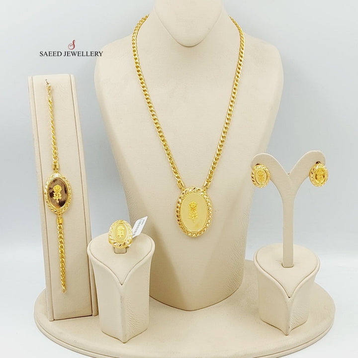 21K Gold Ounce Set by Saeed Jewelry - Image 2