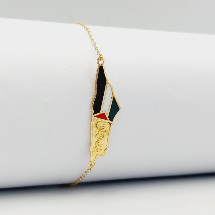 18K Gold Palestine Bracelet by Saeed Jewelry - Image 4