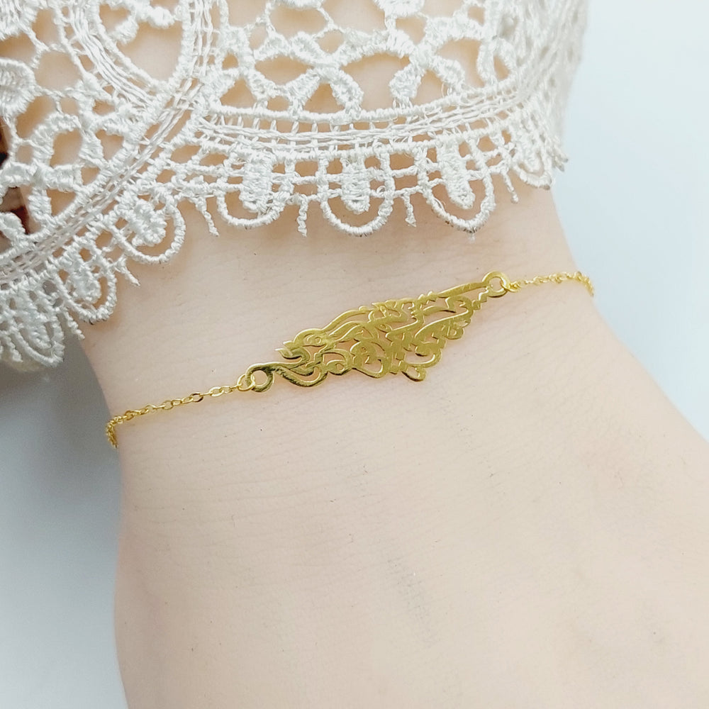 18K Gold Palestine Bracelet by Saeed Jewelry - Image 2