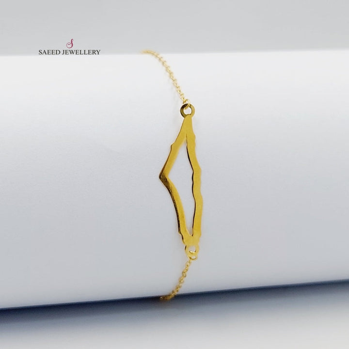 Palestine Bracelet  Made Of 18K Yellow Gold by Saeed Jewelry-29632