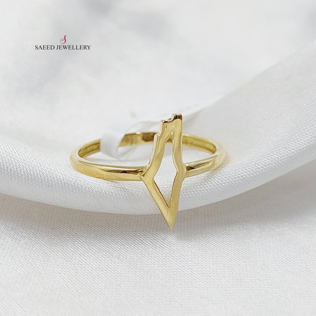 18K Gold Palestine Ring by Saeed Jewelry - Image 4