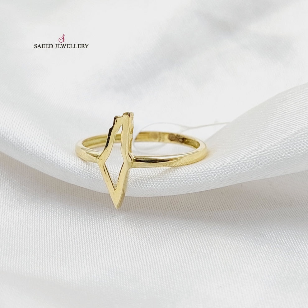 18K Gold Palestine Ring by Saeed Jewelry - Image 3